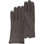 Gants Isotoner  Gants Femme tactiles cuir 3 baguettes Marron