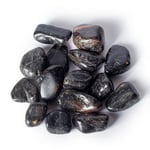 Black Tourmaline Tumbled Stones B Quality -- 3X4Cm; ±500G