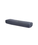 Manduka Yoga Lean Bolster Pillow - Lightweight, Removable eQua Microfiber Cover, Easy Carry Handle, Firm Support, Thunder Grey, 29" x 7" x 3.25"