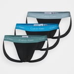 Calvin Klein Jockstraps 3-pack Men's Cotton Stretch Underwear Briefs Black L