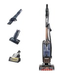 Shark Corded Upright Vacuum Cleaner, 0.83L with Anti Hair Wrap Technology & DuoClean, Pet Model, Powered Lift-Away, LED Headlights, Anti-Allergen, 8m Cord, 750W, 4 Attachments, Black/Copper NZ801UKTBK