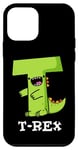 Coque pour iPhone 12 mini Jeu de mots alphabet amusant T-Rex