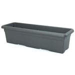 Jardiniere rectangulaire - 100 x 44 cm - anthracite Plastiken