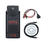 Mpps V18 Obd2 Diagnostikverktyg Huvud + Tricore + Multiboot V18.12.3.8 Med Breakout Tricore Kabel