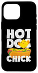 iPhone 16 Pro Max Hot Dog Chick Funny Food Humor Design Case