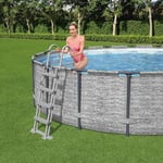 Bestway Échelle de piscine à 4 marches Flowclear 122 cm échelle de sécurité