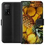 Xiaomi Mi 10T Pro 5G Sort Lommebokdeksel Ananas