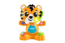 Fisher-Price Jouet d’éveil Sync Squad Tigre Parties du Corps pour bébé et tout-petit avec sons et lumières, à partir de 9 mois, version française, HYL00