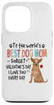 Coque pour iPhone 13 Pro Chihuahua Best Dog Mom Valentines Day Funny Puppy Dogs