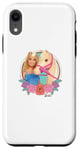 iPhone XR Barbie - Horse with Roses Case