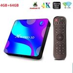 Android tv box android 10 X88PRO10 Smart TV BOX Dual Wifi BT 4G 64Go RK3318 4K Netflix Google Store Boîte multimédia box Android