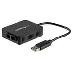 USB 2.0 till fiberoptik-omvandlare - 100BaseFX SC