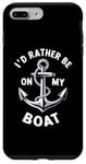 Coque pour iPhone 7 Plus/8 Plus I Don't Need Therapy Boat Cruise Yacht