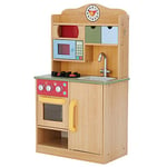 Teamson Kids Cuisine Enfant en Bois Florence dinette 5 Accessoires Fille garçon Jeux d'imitation TD-11708A