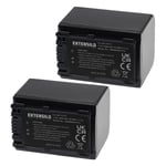 2x Battery for Sony HXR-NX100 HXR-NX30 HDR-XR550VE HDR-XR550V HXR-NX3 1500mAh