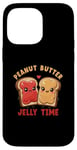 Coque pour iPhone 14 Pro Max Couples assortis au beurre de cacahuète Jelly Time