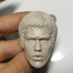 Blank Hot 1/6 Scale Fury Of The Dragon Bruce Lee Head Sculpt Unpainted Fit 12"