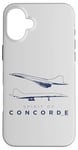 Coque pour iPhone 16 Plus Spirit Of Concorde Supersonic Avion de ligne