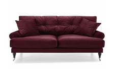 Andrew Fløyelssofa 2-seter - Lilla/Messing Howard sofa Lilla