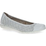 Ballerines Caprice  white nappa casual closed ballerinas