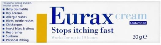 Eurax Itch Relief Cream Ideal for Dry Skin Conditions, Anti-Itch Hydrating Cream