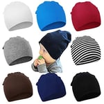 DRESHOW Bébé Bonnet Nouveau-né Bambin Doux Mignon Tricoté Chapeau pour Bébés Garçons Enfant Casquette Bonnets, 0-6 mois