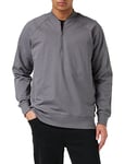 G-STAR RAW Men's Lightweight Sweatshirt Bomber Half Zip, Grey (granite D22396-D136-1468), XL