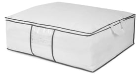 Sac de rangement vêtements couettes étanche blanc 58.5 x 68.5 x H25.5 CM COMPACT