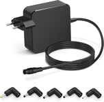 65W 45W Chargeur Universel Pour Ordinateur Portable Alimentation Asus Vivobook Zenbook Notebook A52F A53E A53S A54C A55A A56C A56Ca Len Ovo Ideapad Portable Pc Adaptateur Avec 5 Connecteurs Différent