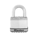 Cadenas à clé Master Lock Excell M5EURD acier laminé l.52 mm hauteur de l'anse 25 mm