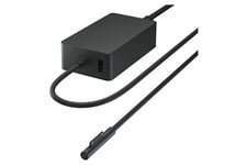 Alimentation Chargeur Microsoft pour Surface Pro et Surface Laptop 65 W Noir