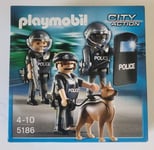 PLAYMOBIL CITY ACTION Unité des forces spéciales de police réf 5186 dès 4 ans