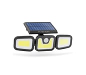 LED Aurinkokenno valonheitin anturilla 3xLED/3,3W/5V IP65