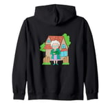 Grandma's Charming Little House Zip Hoodie