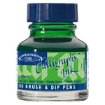 Winsor & Newton Calligraphy Ink, Transparent 30 ml Leaf Green 341