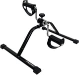 TechFit PED1 Pédale Formateur, Mini Vélo d'appartement pour la Maison et Bureau, Machine d'entraînement Légers pour Les Bras et Jambes, Adaptée à la Récupération, Noir