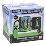 MINECRAFT Värmeväxlande mugg creeper, 500 ml