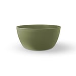 Teraplast Vila - Diamètre 15 cm - Cache-Pot pour Plantes d'intérieur et d'extérieur, en Plastique Mat, Couleur Olive, 100 % Recyclable