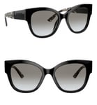 Prada Sunglasses PR02WS 1AB0A7 Black Grey Gradient Ladies Brand New Womens £274