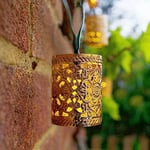 SolarCentre, Warm White Elan Outdoor Garden Solar Powered Scroll String Lanterns - 20 LEDs