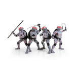 Les Tortues Ninja - Pack 4 Figurines Bst Axn Battle Damaged 13 Cm