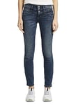 TOM TAILOR 202212 Alexa Slim Jeans Femme ,10125 - Random Bleached Blue Denim ,26W / 32L