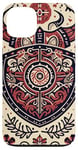 iPhone 13 Viking Shield Folk Art Pattern Retro Nordic Design Case