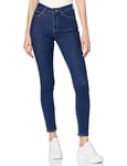 Lee Womens SCARLETT HIGH Jeans, Dark Mono, 24W / 31L