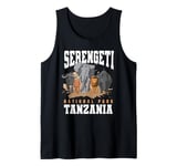 Serengeti National Park Tanzania Safari Animals Big 5 Africa Tank Top