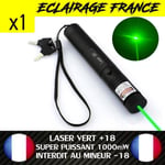 POINTEUR LASER VERT EDITION GOLD XXXPRO HIGH POWER MEGA PUISSANT INTERDIT MINEUR