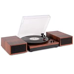 Fenton RP165C Platine Vinyle Bluetooth avec 2 Haut-Parleurs Stéréo - Cerises, Lecture 33, 45 et 78 Tours, Système HiFi, RCA, Une Platine Rétro Idéale pour Décorer et Écouter Vos Vinyles