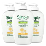 Simple Womens Sensitive Skin Expert Moisturising handwash with Chamomile oil,3pk 250ml - NA - One Size