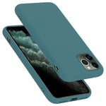 Coque pour Apple iPhone 11 PRO MAX en LIQUID GREEN Housse de protection Étui en silicone TPU flexible - Neuf