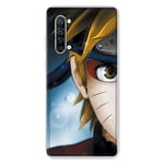 Cokitec Coque pour Oppo Find X2 Lite/Reno 3 Manga Naruto Blanc Multicolore